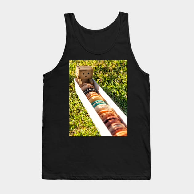 Danbo and the Macarons Tank Top by krepsher